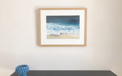 Onda in salotto 🌊😃 artcommission artsy artdesign artistsoninstagram artinterior artpost