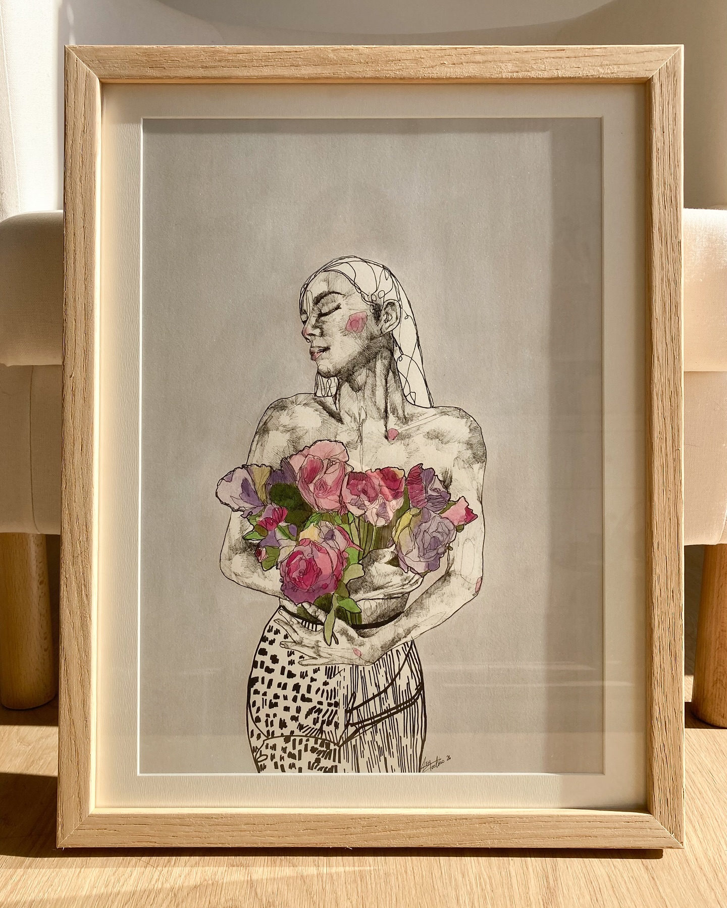 Fine settimana di grande varietà tecnica ed espressiva 
Anche lei è arrivata a destinazione creata proprio per una donna dalle passioni romantiche e dalla spiccata curiosità 
Una donna che per realizzare questa illustrazione si è aperta a raccontarsi e si è affidata poi alla mia visione di questo suo racconto 

Grazie è sempre dir poco 

artink artinkpaint artistsoninstagram artoftheday artvisual artpainting artdeco artdesign illustrationartists artsupport illustration paintings